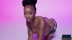 Black mammoth MILF rides cock&#x1F32D; like a wet dream