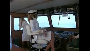 Wild yacht party boat sex, public booty banging