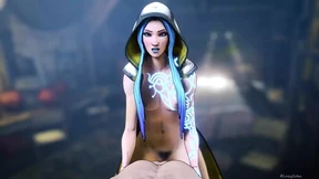 Relaxed Japanese Cutie's Sultry 3D Sex Orgy Compendium -23