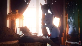 Sexy squad's filthy frolicking, 6 sweet sluts servicing cock🌭 in hot, raunchy renderings with sultry sounds