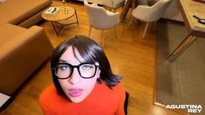 Velma opens up and solves a mystery Velma opens up and solves a mystery