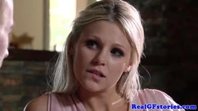 GF convinces new man for hot triple action