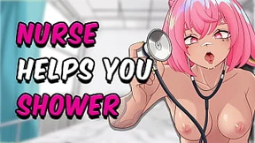 Dirty Nurse Assists in Bathing Dirty Nurse Assists in Bathing