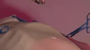 Lascivious babe moans during vintage dyke torment