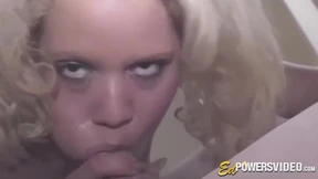 Pierced nipped blonde Velvet spanked in a hardcore sex