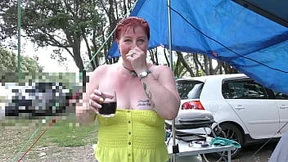 Master commands slutty MILF bitch to show off her tits & pussy at camping ground Master commands slutty MILF bitch to show off her tits & pussy at camping ground