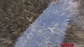 Japanese women spied on while pissing uncontrollably