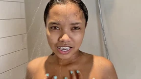 Sexy Asian teen with braces loves to spread her spicy legs for foreign stiff cock🍆