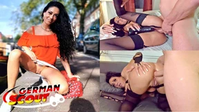 German Milf Morgen's Rough Butt&#x1F351; Sex Casting for Slim Long Labia
