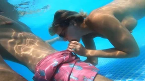 Deep pool sex, breastfeeding, raw pounding by monstrous cock&#x1F346;!