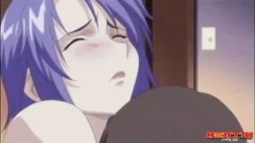 Tsutomu creampies Mia raw while her fiancé watches, taboo anime fuckfest fantasy