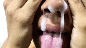 Unbridled amateur femme fatale unleashes torrid blow job, culminates in explosive semen dousing Unbridled amateur femme fatale unleashes torrid blow job, culminates in explosive semen dousing
