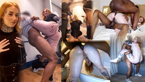 Raw, rough sex in cramped quarters as massive rear-end ravaged repeatedly by two lustful clients Raw, rough sex in cramped quarters as massive rear-end ravaged repeatedly by two lustful clients