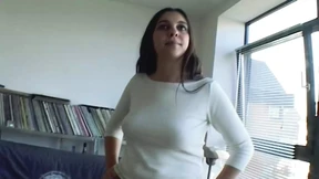 German curvy girl enjoys solo play and deepthroat action
