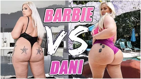 Throat-gobbling, sweaty sexfest: Ashley Barbie & Mz Dani's titanic titty-to-boots battle Throat-gobbling, sweaty sexfest: Ashley Barbie & Mz Dani's titanic titty-to-boots battle
