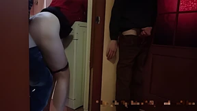 Blind hubby craves wife's nasty disco dance floor booty bangs