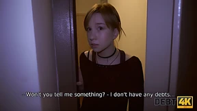 DEBT4k Teen's sole escape from financial ruin is getting brutally ravaged by debt collector DEBT4k Teen's sole escape from financial ruin is getting brutally ravaged by debt collector