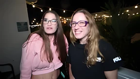 White chicks gone wild: Kendra's cum-filled crime caper with Misty and Shimmy White chicks gone wild: Kendra's cum-filled crime caper with Misty and Shimmy