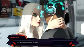 Sexy slutty blonde gets blown massive dong on the space station in zero gravity Sexy slutty blonde gets blown massive dong on the space station in zero gravity