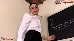 Her teacher's wicked way, nylon-clad discipline, deep-throated screams in raw oral😜 bondage climax🚀 Her teacher's wicked way, nylon-clad discipline, deep-throated screams in raw oral😜 bondage climax🚀