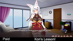 Get wet with naughty&#x1F608; Kon as he teaches dirty tricks in this paid-for Steam XXX simulator