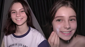 Raven-haired Teen Sweetheart Receives and Conquers as Unbridled Cum Depository Raven-haired Teen Sweetheart Receives and Conquers as Unbridled Cum Depository