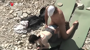 Freaking public sex fiesta: Naked beach babes go wild, reckless and raw