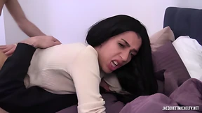 Raunchy French Arab Teenocrat Nadya Takes Throbbing Pounding in Unleashed Orgasm💦