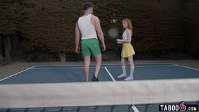 Tennis pros traded rackets for rods, as this fiery redhead played to win