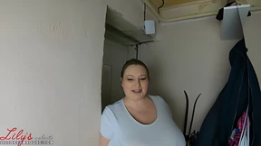 Shy about flaunting my humongous melons Shy about flaunting my humongous melons
