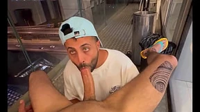 Arabian Giant Dick&#x1F32D; Sucked Outdoor