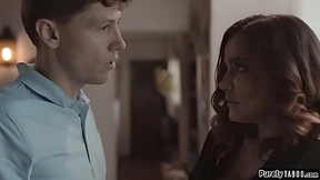 Rich Widow Succumbs To Neighbor's Charm: Deepthroating, Titfucking & Hard Banging Rich Widow Succumbs To Neighbor's Charm: Deepthroating, Titfucking & Hard Banging