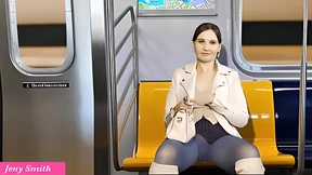 Two Horny&#x1F975; Babes Satisfying Each Other on Public Ride
