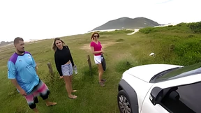 Couple Engages in Hot Swap Action by the Ocean