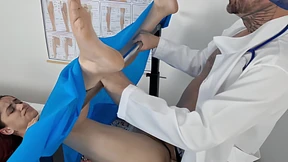 Doctor's Anal&#x1F44C; Probing Leads to Hot Cumshot Inside Me!