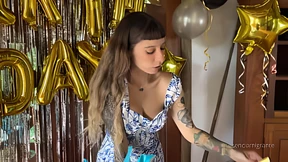 MY ASS&#x1F351; GETS POUND WITH CUM ON MY BIRTHDAY - UNHIDDEN PLEASURE