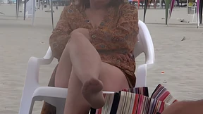 I show myself on the beach; he shows his dick&#x1F32D;, we get dirty