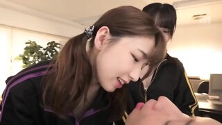 Saliva-filled Tongue Kiss and Nipple Licking Rush! Little Devil Slut  Part 2