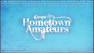 College girl Chloe Scott plays with her pink pussy