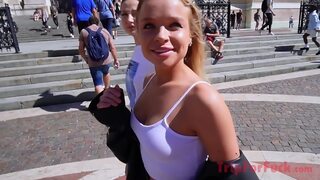 Two ravishing Russian chicks ravaged me like a royal cum