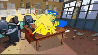 Married Wife Seduces Sheriff in Explicit Cartoon Parody