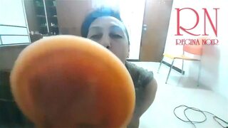 I like to play with a new dildo. Huge dildo. I love to put toy in to my pussy 1