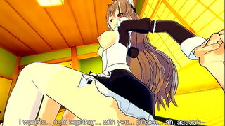 Serviced Maid Mumei Squirts Until She's Fully Satisfied - Hololive