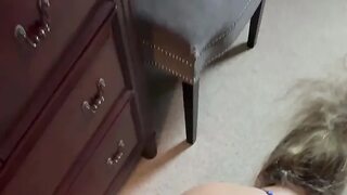 Mature Wife Masturbates and Fucks Doggy Style