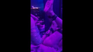 Anally ravished fists plunge deep, intense pleasure seizes helpless, gagged