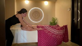 Hot Milf Masseuse Delivers Sizzling Oriental Massage With Luscious Oil