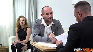 French Slut gets Double Penetrated to Impress Business Client