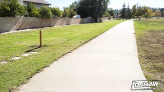 Blasting Graycee's Face