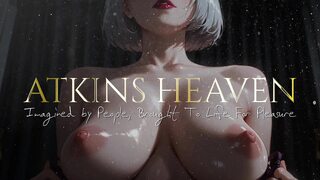 ATKINS HEAVEN - NeoHeaven Synthetic Touch: Futuristic AI Doll With Big Breasts Straddles Your Throbbing Cock