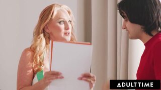 ADULT TIME - Brilliant Boy Hides Acceptance Letters To Stay & Fuck Hot Redhead milf Wendy Raine